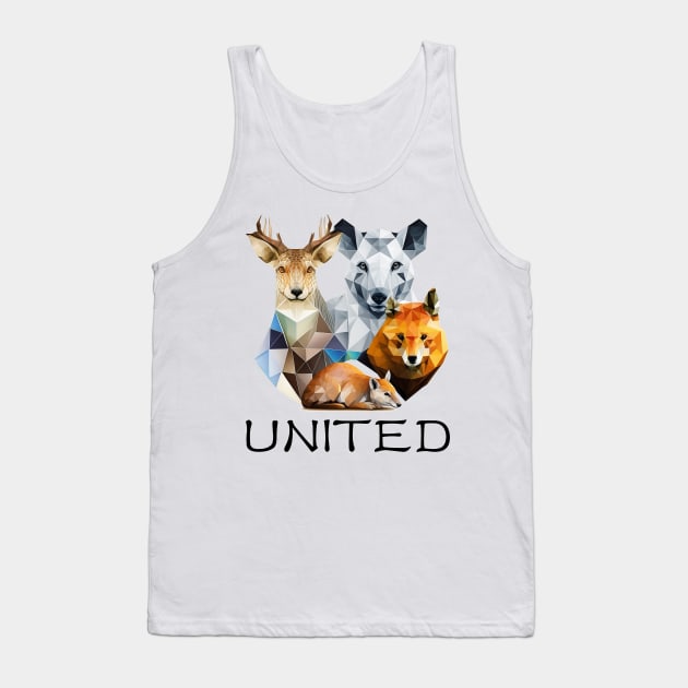 United in Diversity Tank Top by All About Nerds